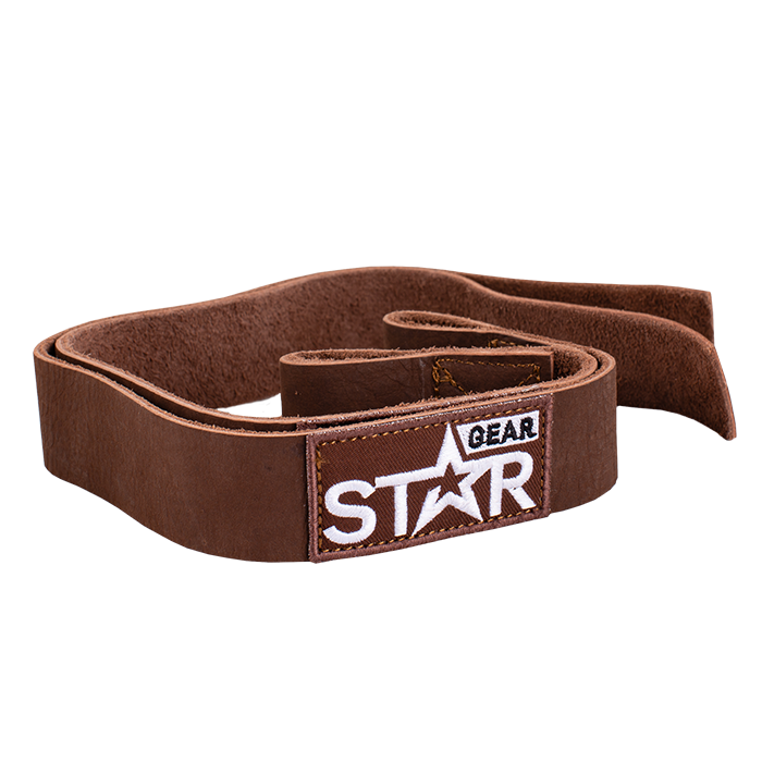 Кожаные подъемные ремни Star Gear