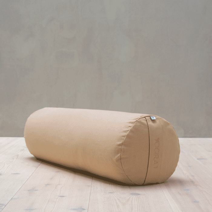 Подушка для йоги Bolster Бежевая