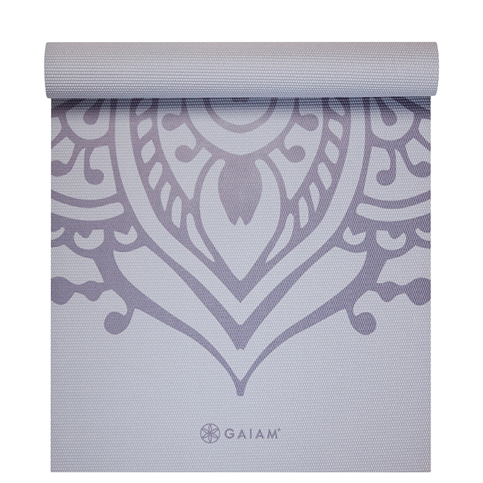 Коврик для йоги 5мм Wild Lilac Sun clock