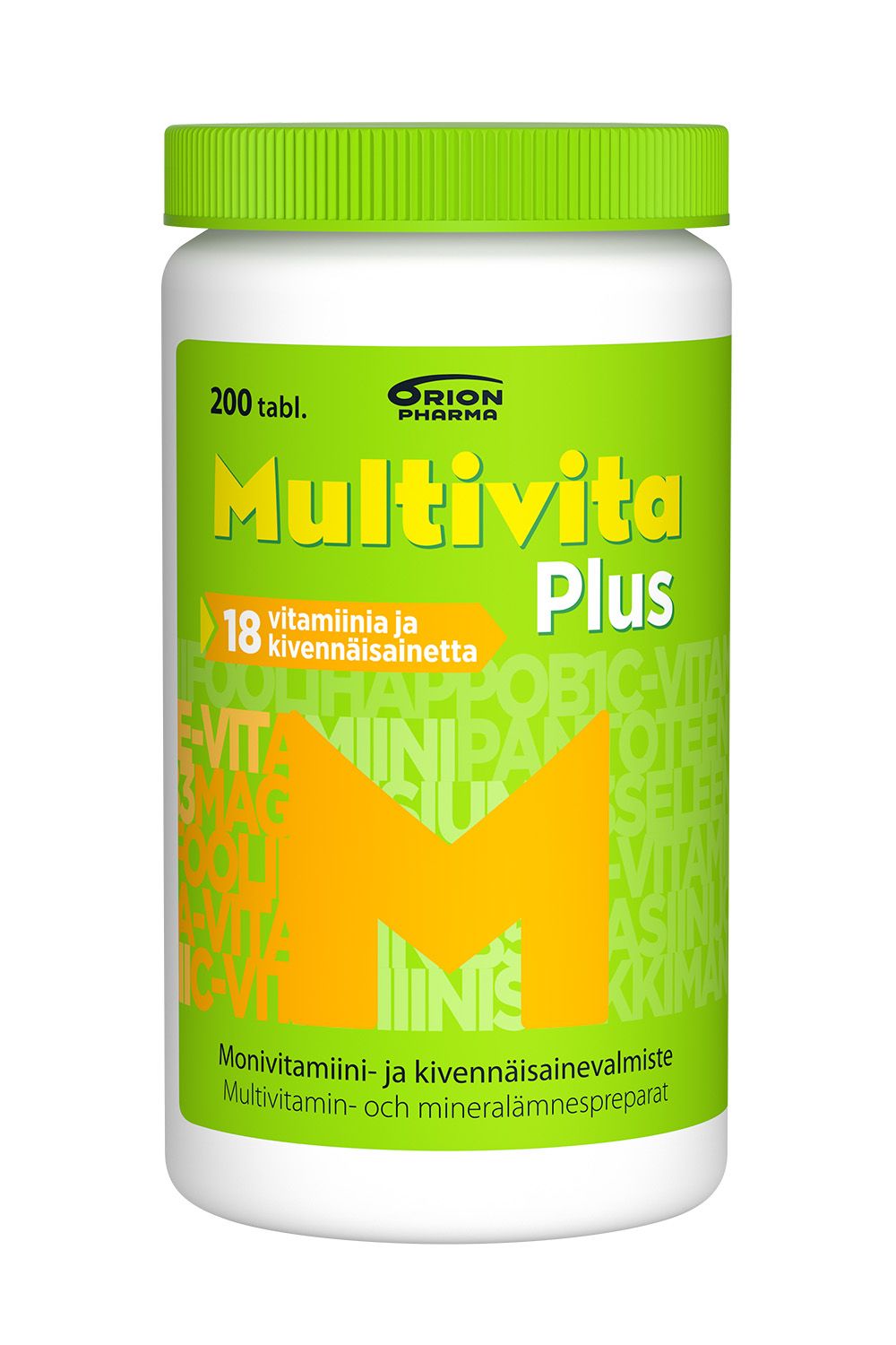 Multivita Plus мультивитамины и минералы для взрослых, 200 таблеток