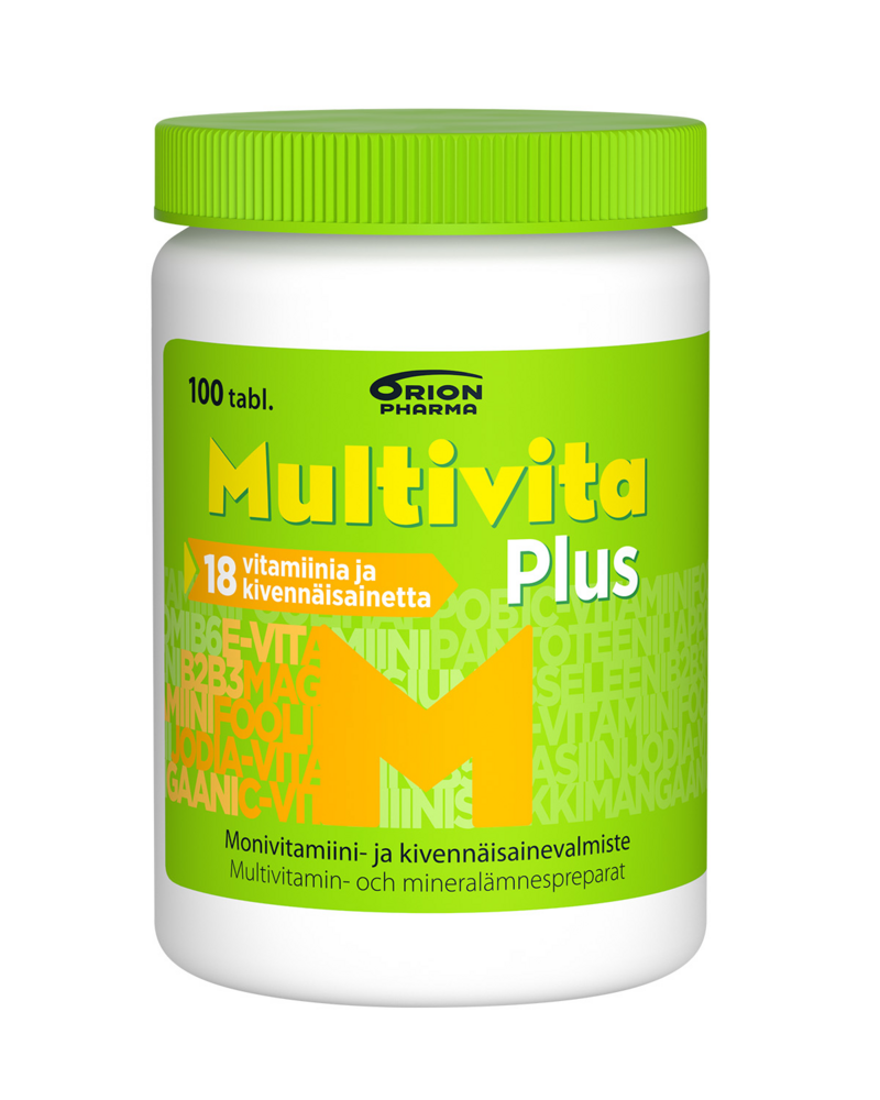 Multivita Plus мультивитамины и минералы для взрослых, 100 таблеток