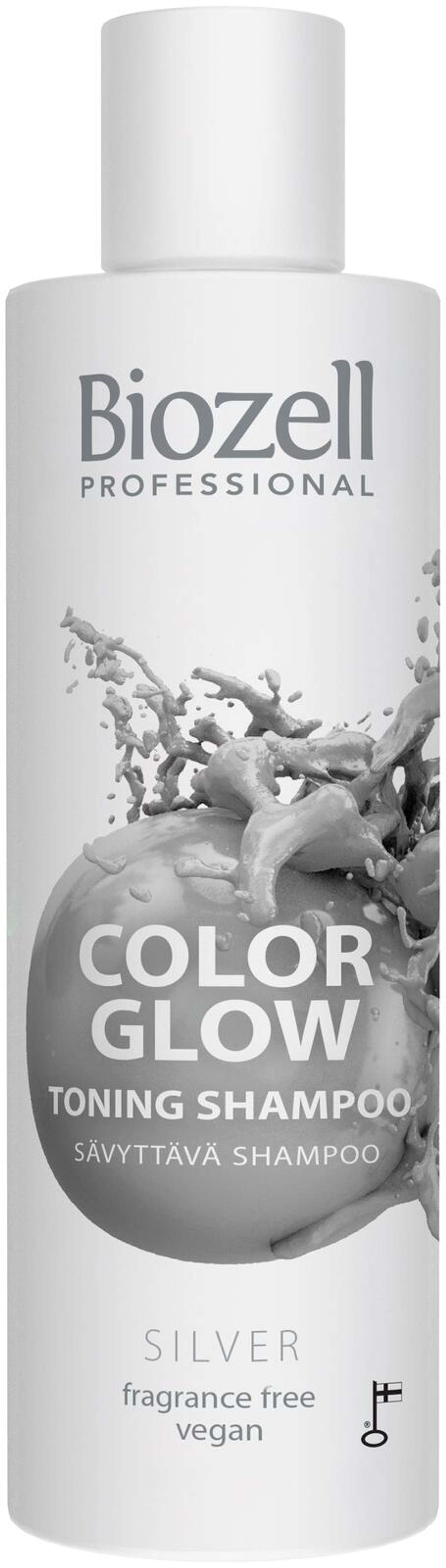 Biozell Color Tech Тонирующий шампунь 200мл Серебристый