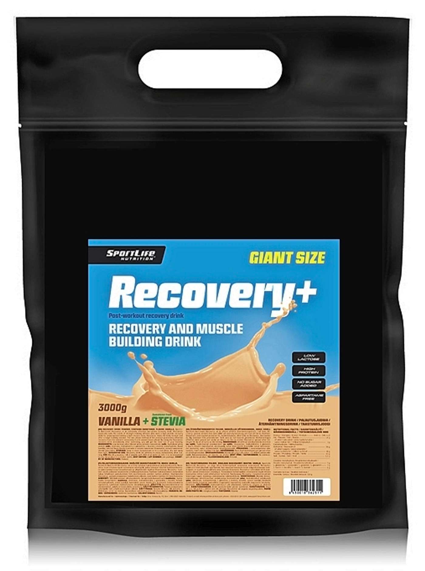 SportLife Nutrition Recovery + 3 кг ванильное мороженое, порошок для восстанавливающего напитка