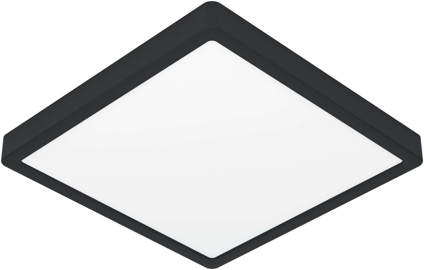 Потолочный светильник EGLO Fueva 6 LED 13W CCT 29x29 см черный (цвет черный)