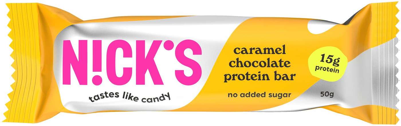 Протеиновый батончик Nick's Карамель Шоколад 50г