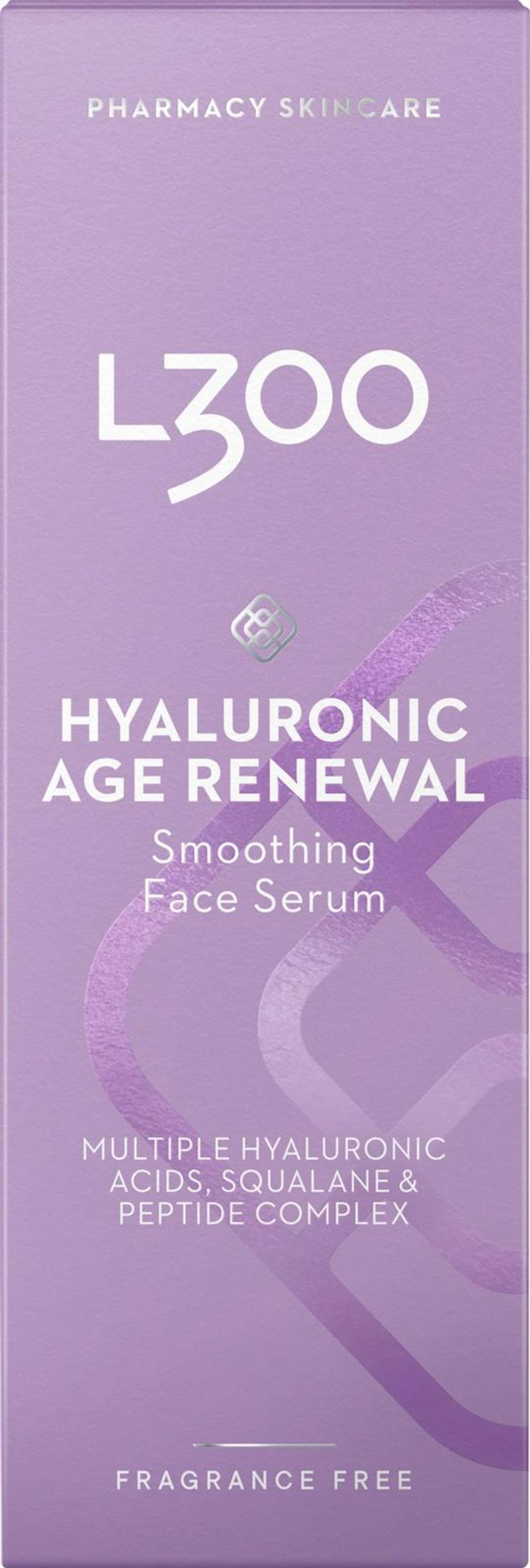 L300 Hyaluronic Age Renewal Face Serum сыворотка для лица 30 мл