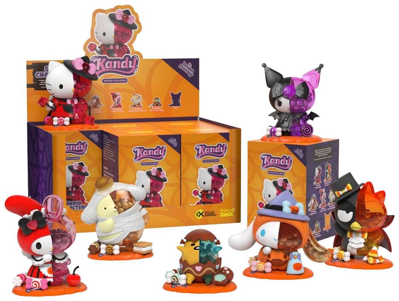 Коллекционная фигурка Mighty Jaxx Kandy x Sanrio Series 4 Spooky Fun