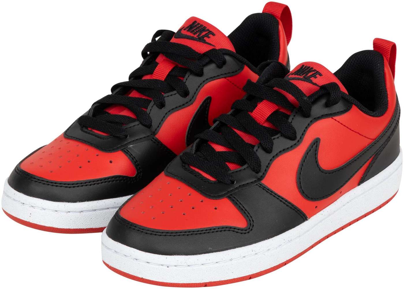 Детские кроссовки Nike Court Borough GS DV5456-600 (размер 3 , 5, цвет Красный / черный)