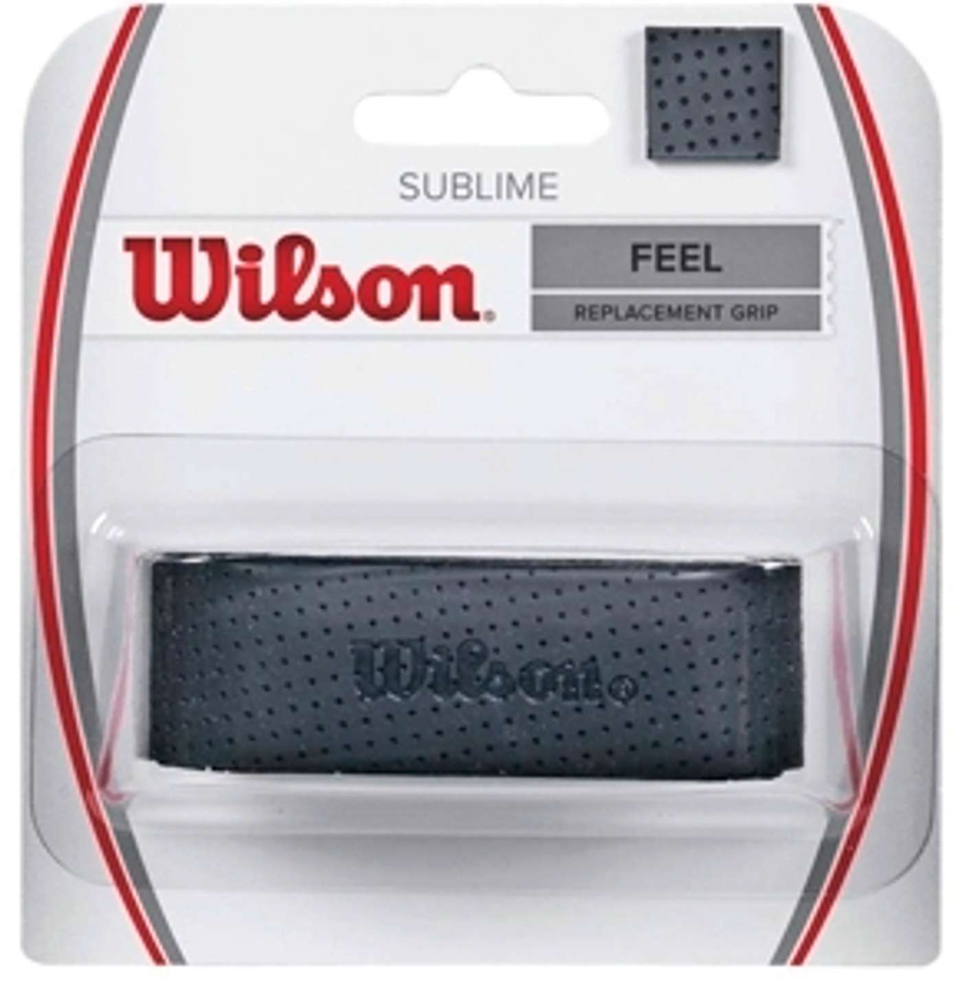 Сменная ручка для теннисной ракетки Wilson, черная. (цвет Черный)