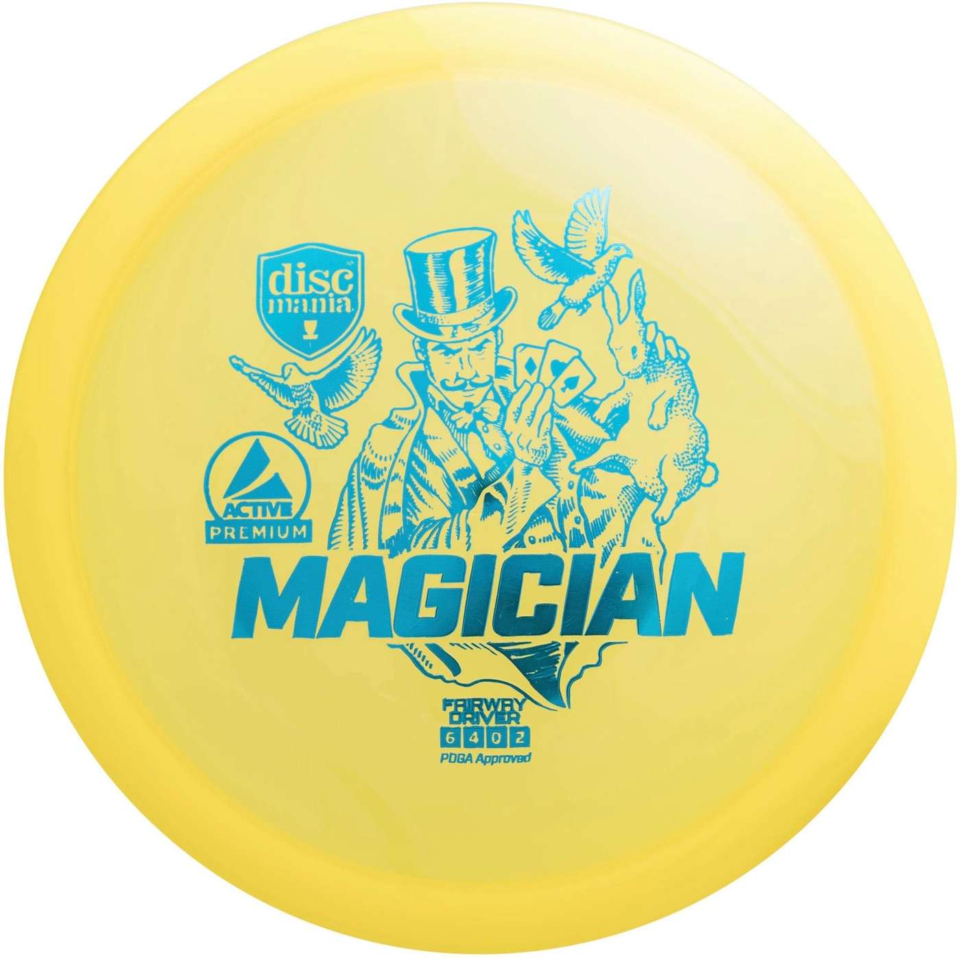 Драйвер Discmania Premium Magician, разные (цвет Желтый)