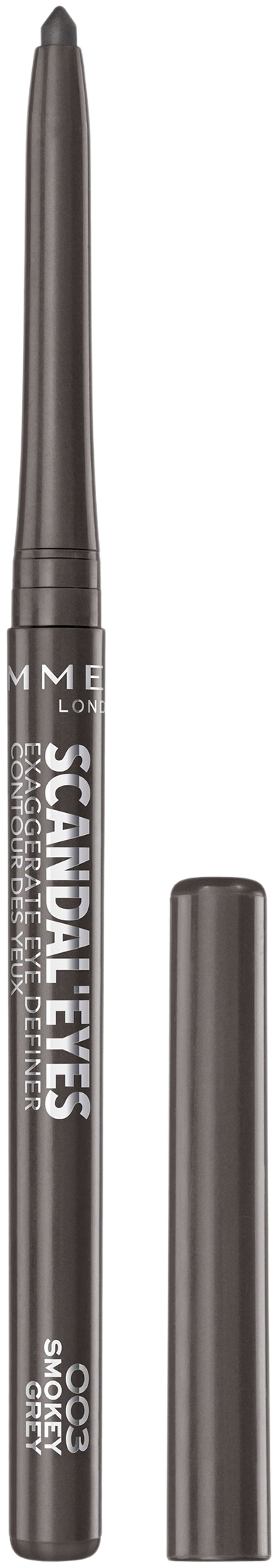 Rimmel Scandal'eyes Eye Definer 0, 35 г, 003 Карандаш-подводка для глаз Smokey Grey (цвет Дымчатый серый)