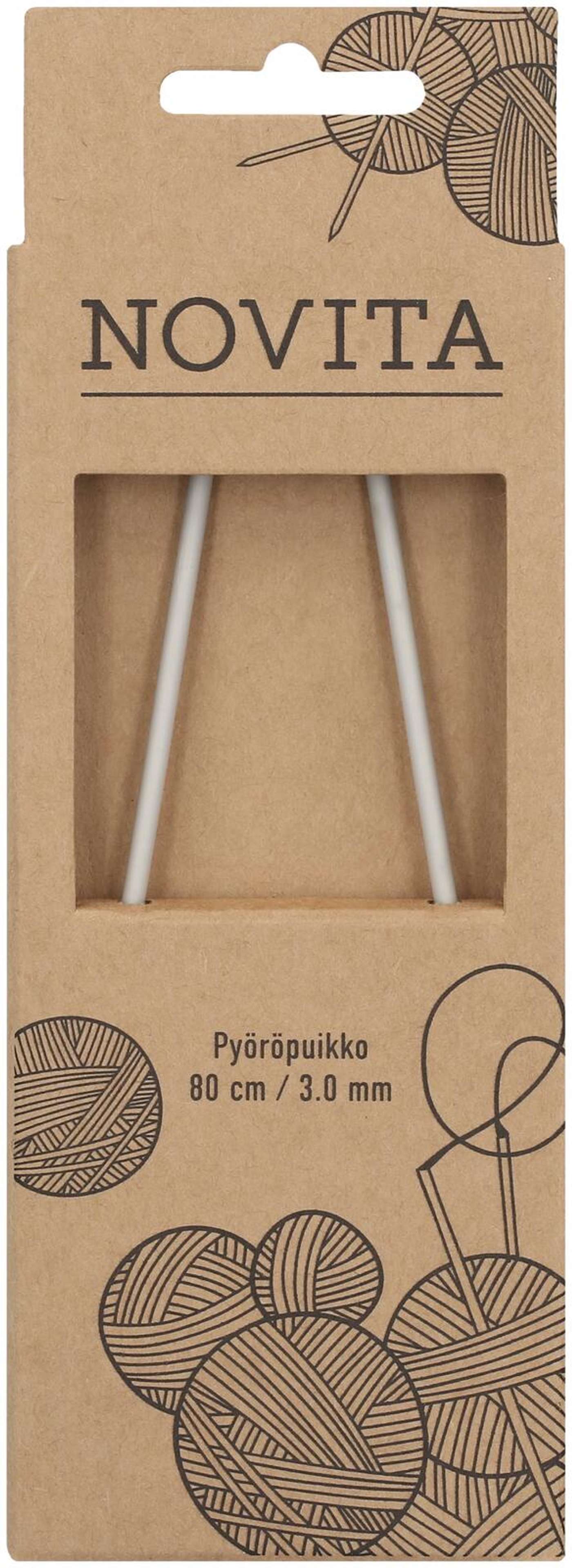 Novita Палочка круглая 80 см - 3 мм