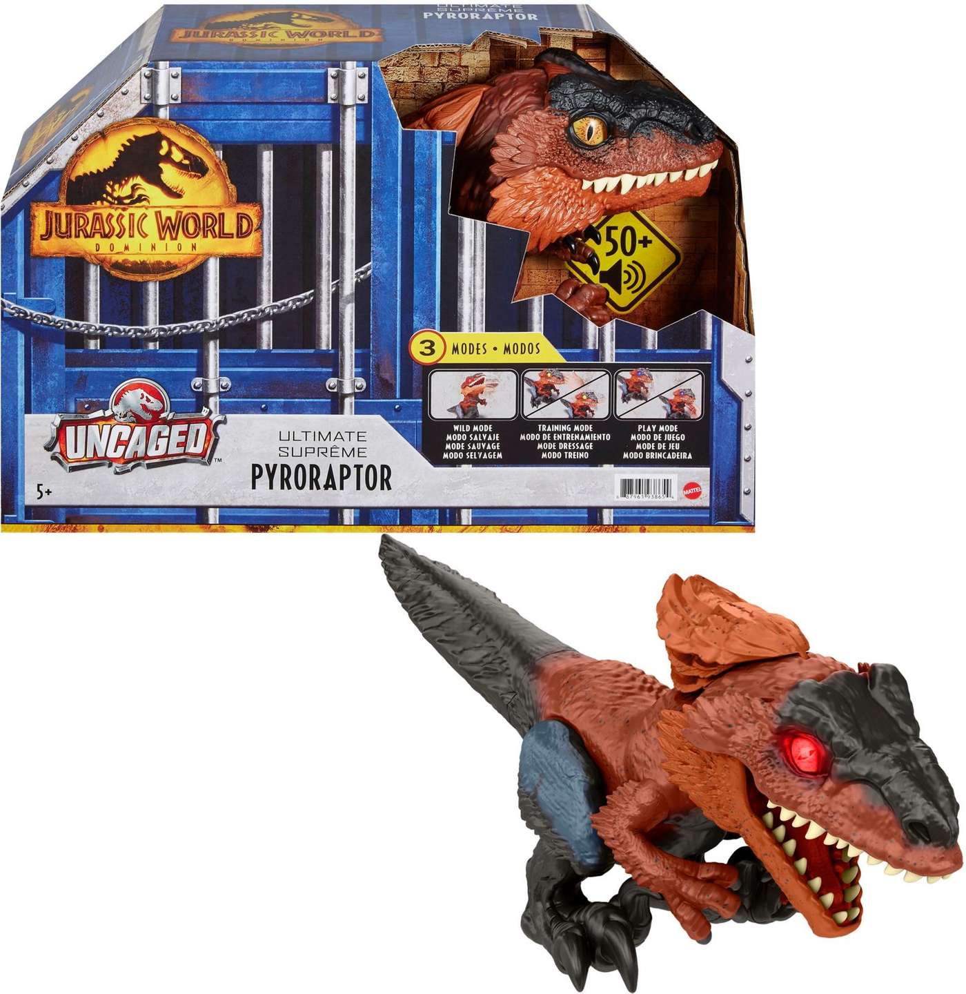 Мир Юрского периода Uncaged Ultimate Fire Dino Gwd70