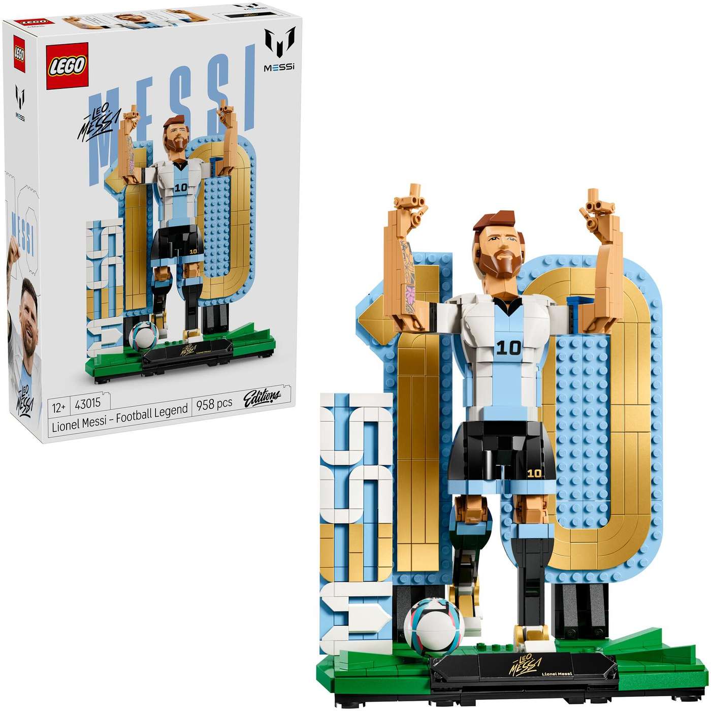 LEGO® Editions Football 43015 Лионель Месси - легенда футбола