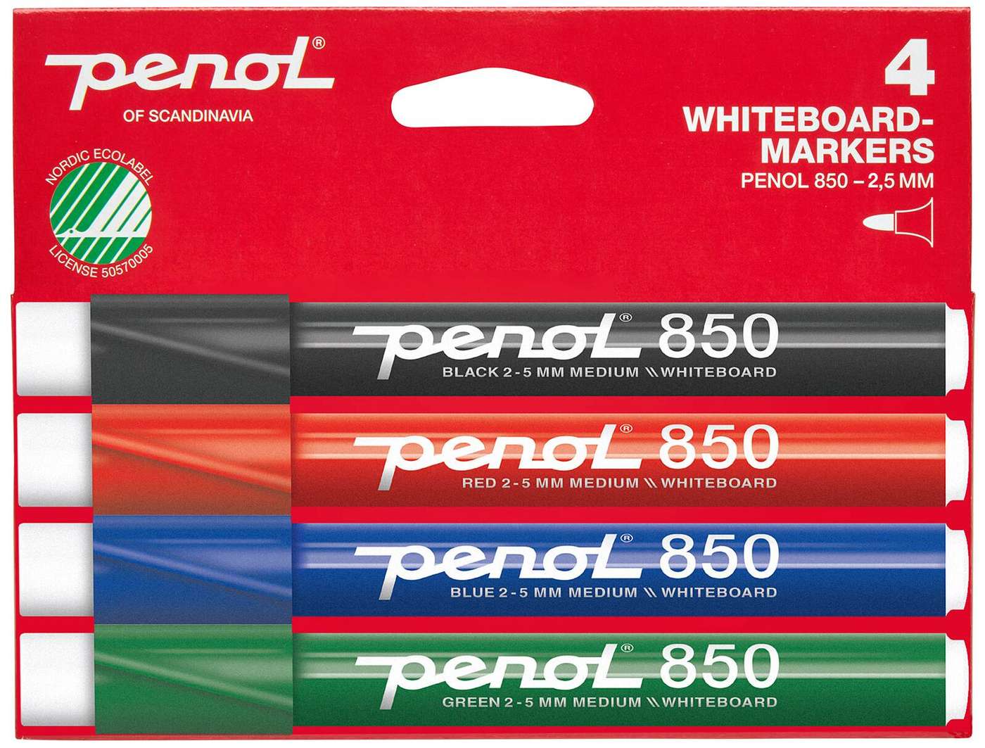 Маркеры для досок Penol 850 2-5 мм 4 шт.