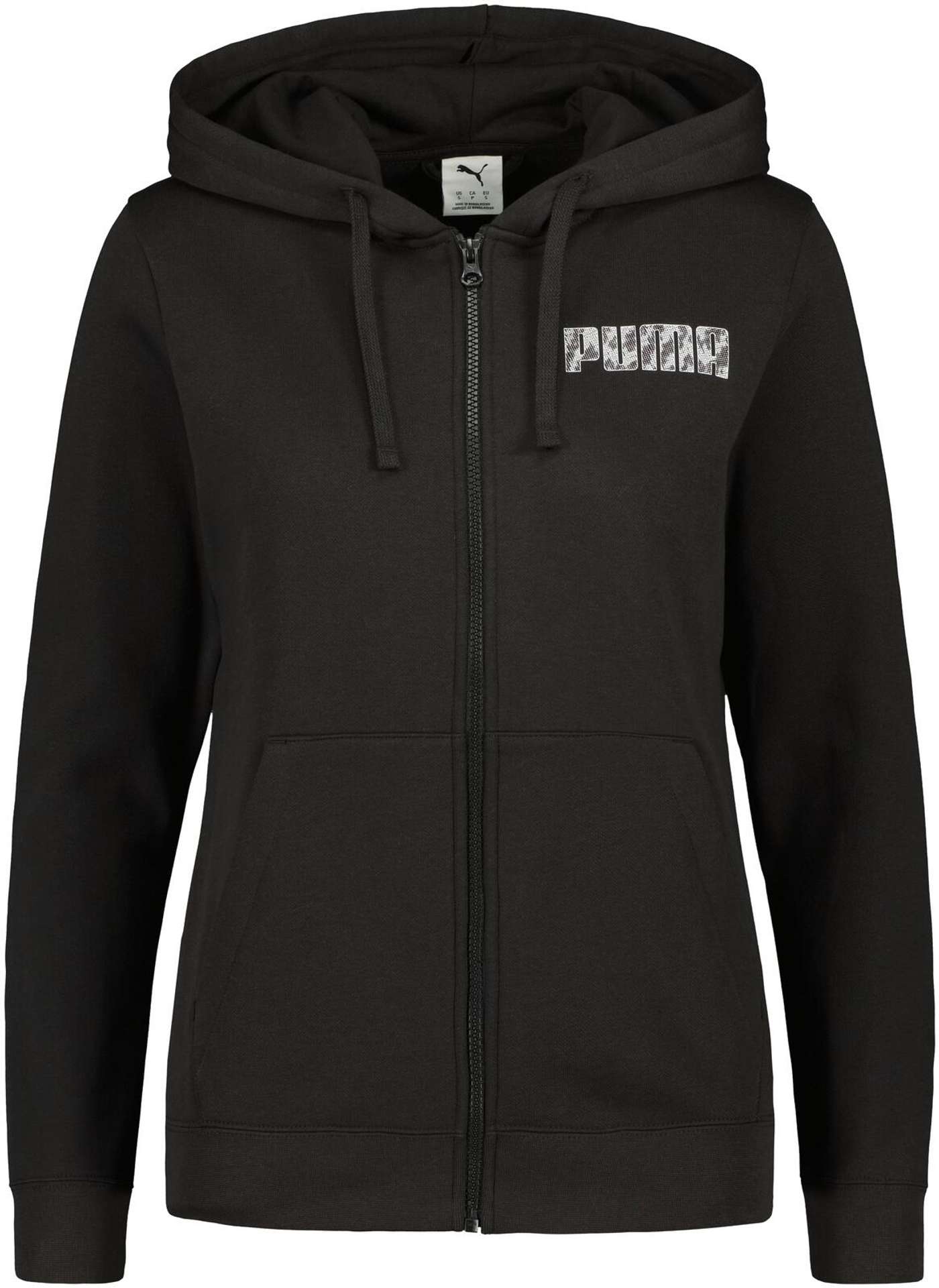 Женская куртка с капюшоном Puma Small Logo 694975 01 (размер С, цвет ПУМА Черный)