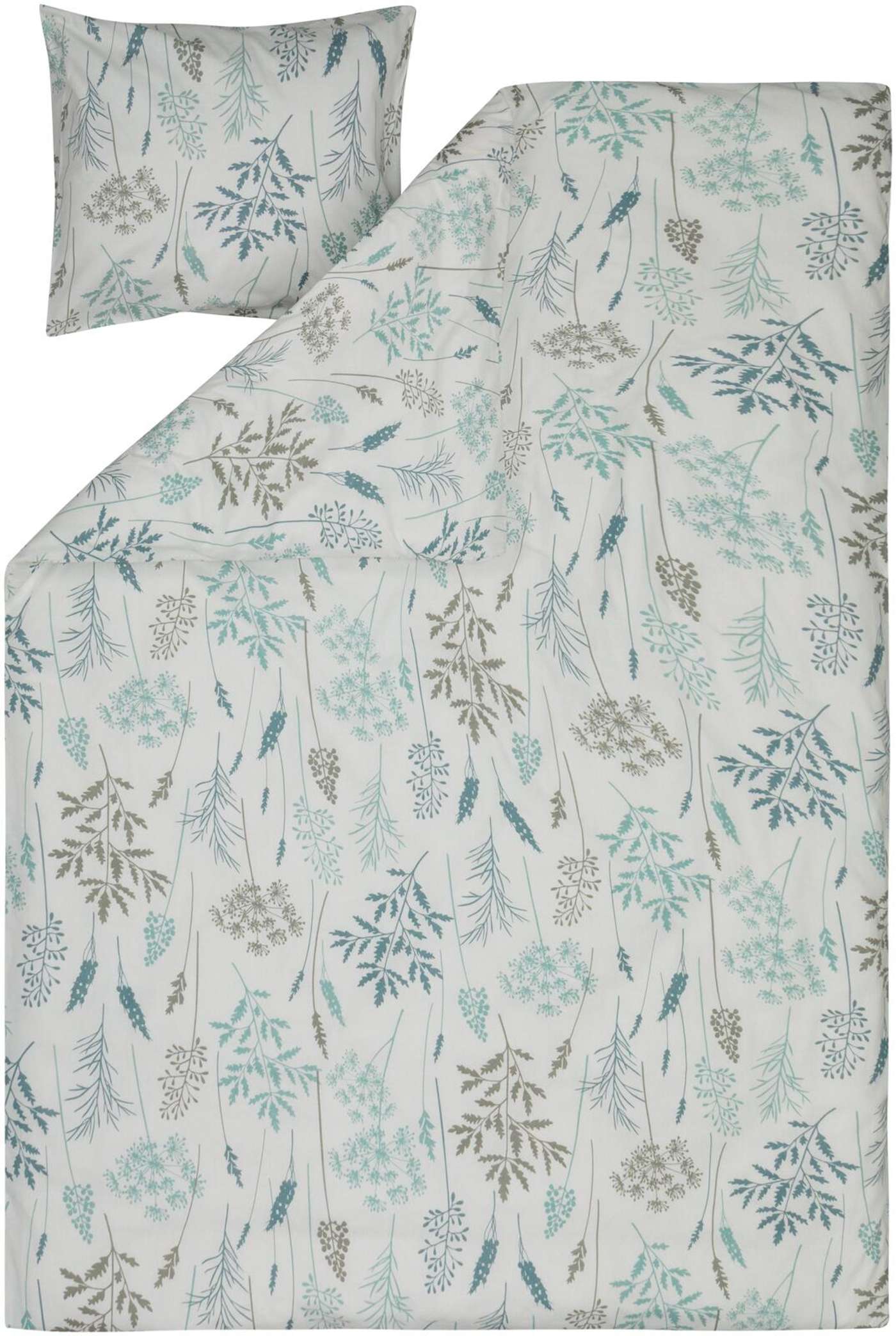 Xtra комплект пододеяльников Flowerfield 150x210 см, синий (цвет белый / синий)