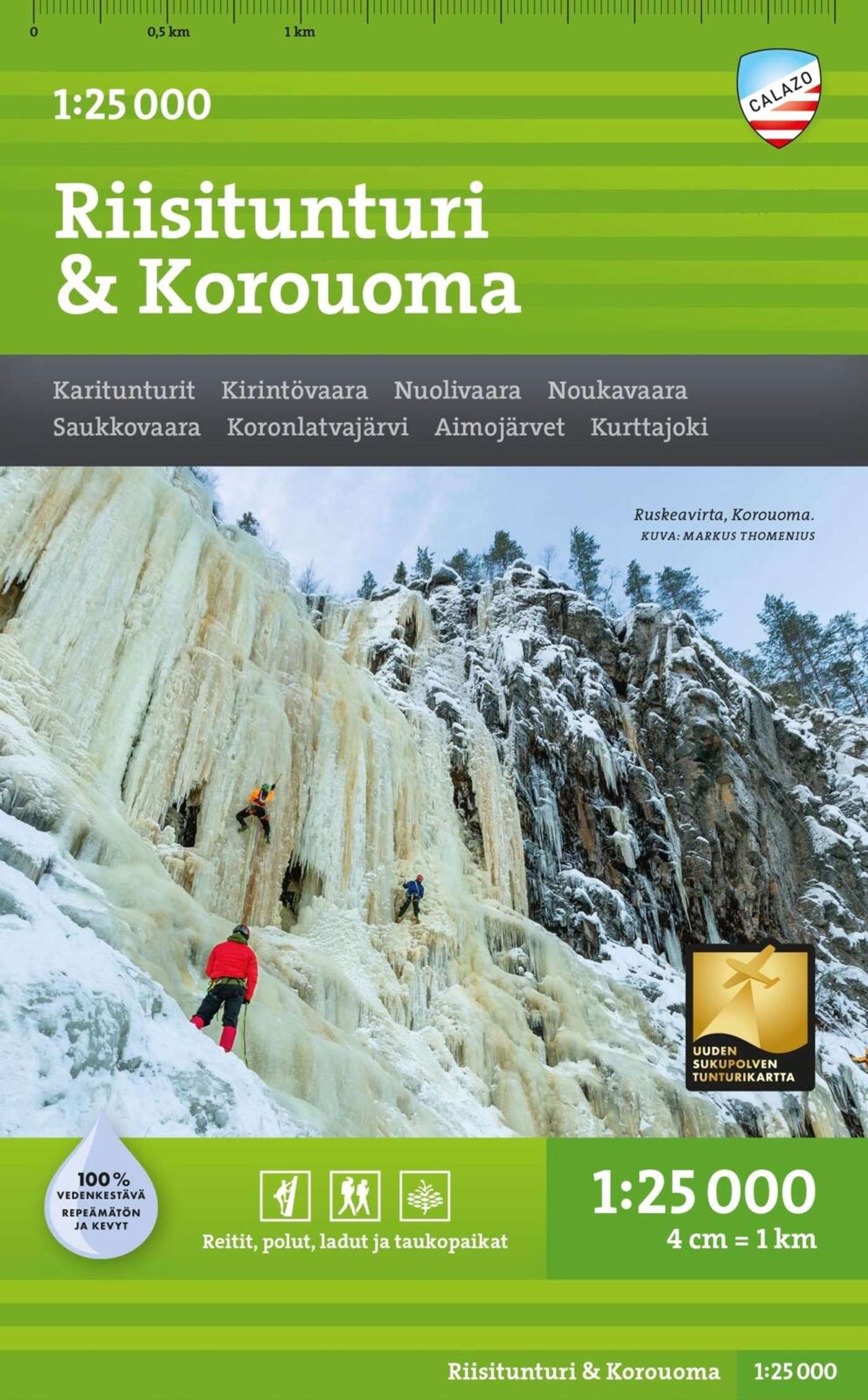Карта кемпинга Calazo Рииситунтури и Коруома
