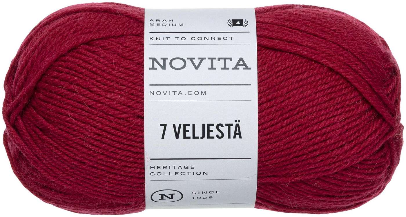 Novita 7 Brothers 100г 587 Клюква (цвет клюква)