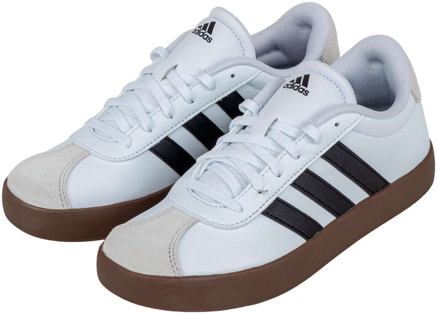 Детские кроссовки adidas VL Court 3. 0 K ID9062 (размер 3 , 5, цвет БЕЛЫЙ / ЧЕРНЫЙ / СЕРЫЙ)