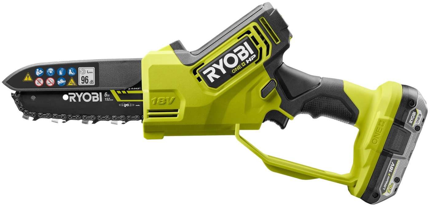 Аккумуляторная обрезная пила Ryobi 18 В 15 см (2, 0 Ач) RY18PSX15A-120