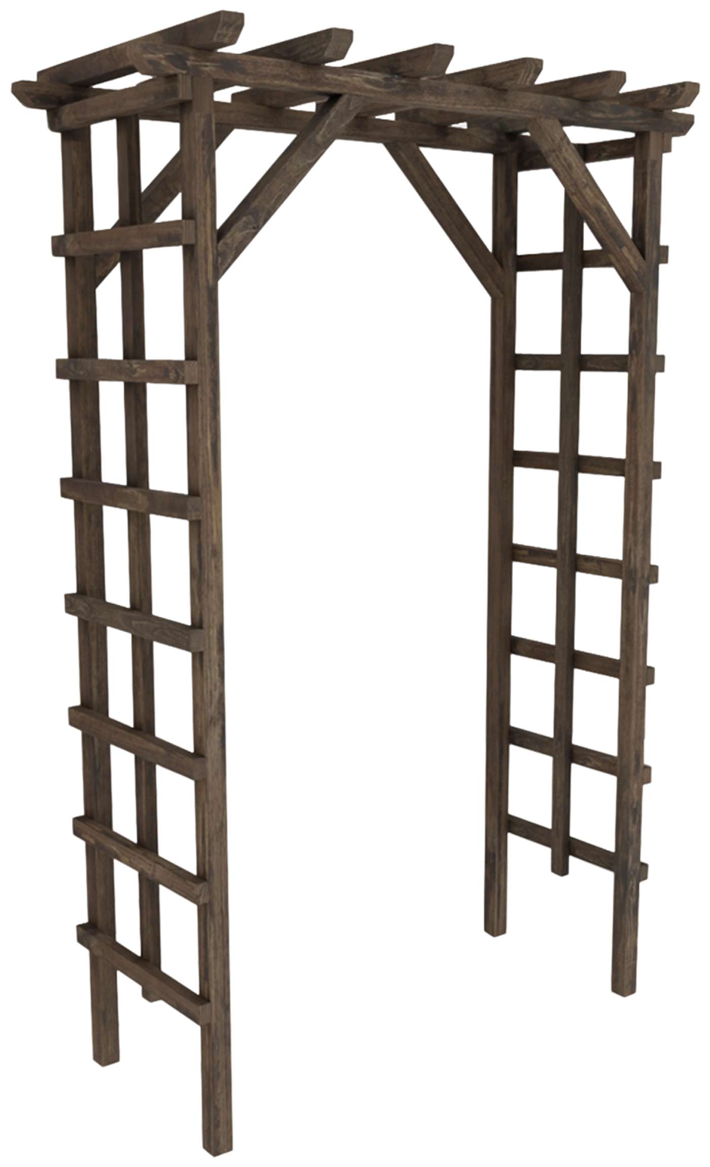 Садовые ворота экологического здания темно-серые 210 x 140 x 69 см (цвет темно-серый)