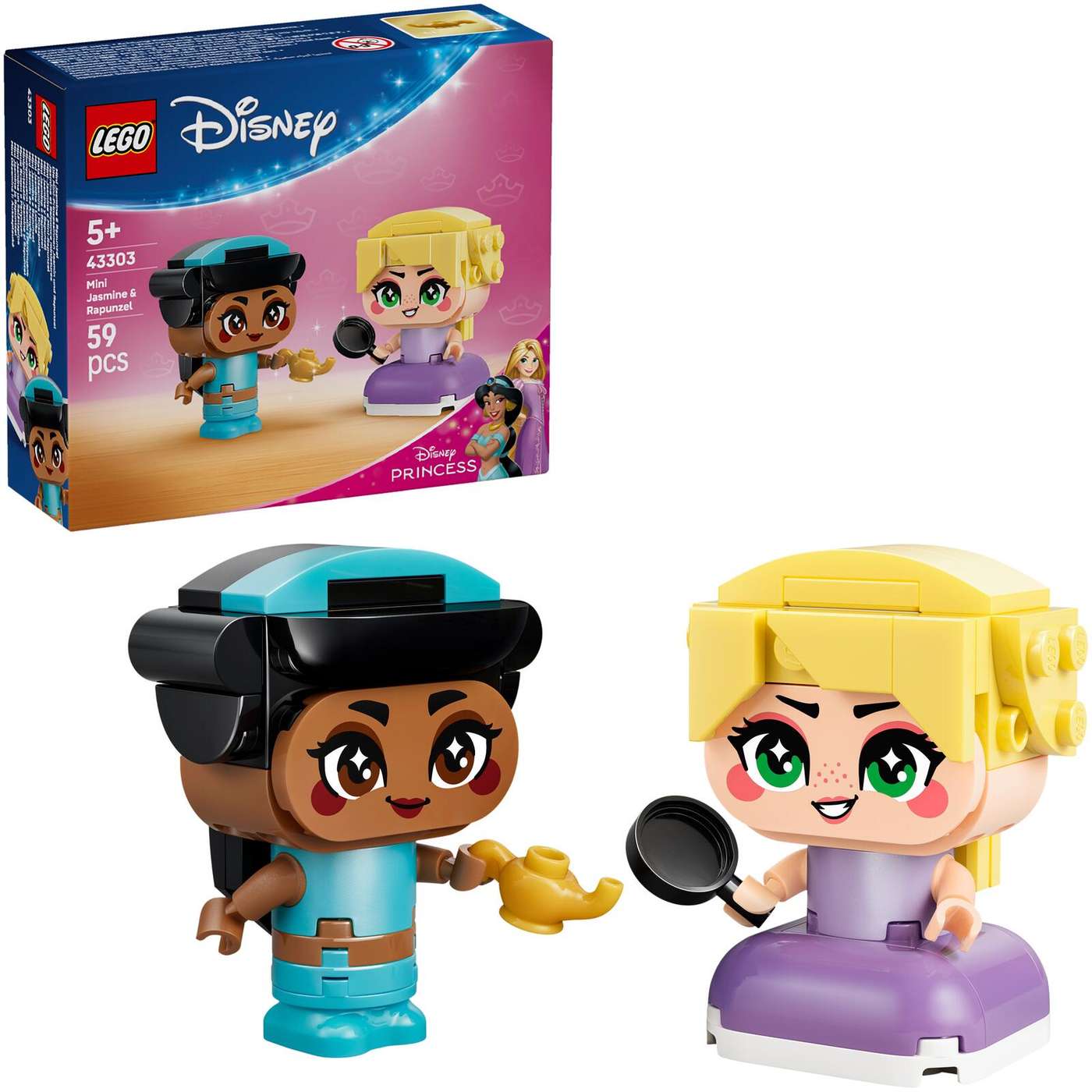 LEGO® Disney Princess 43303 Жасмин и Тахкяпяя в миниатюрном размере