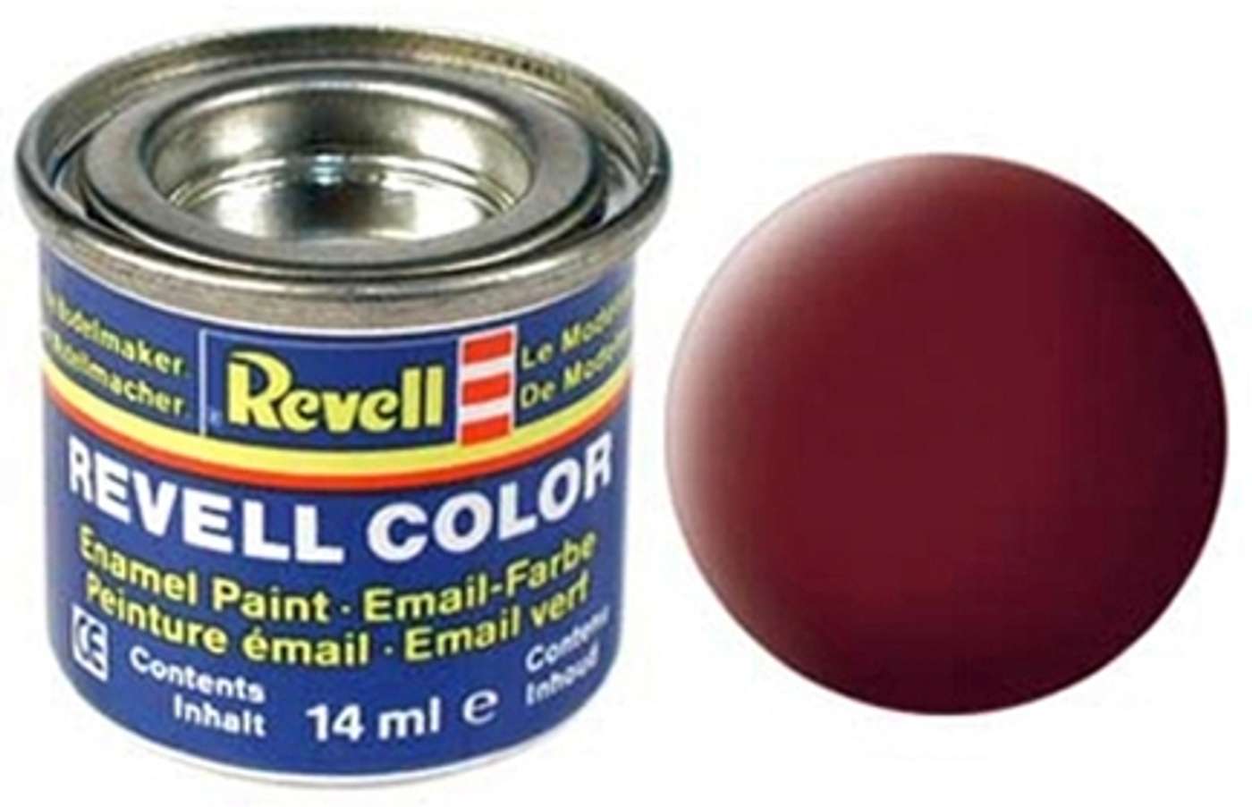 Краска Revell 14мл 37 красно-коричневая матовая (цвет красновато-коричневый)
