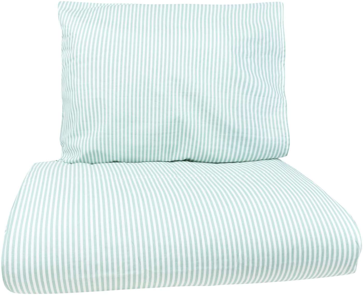 Xtra комплект пододеяльников Lykke 150 x 210 см + 55 x 65 см зеленый / белый (цвет зеленый / белый)