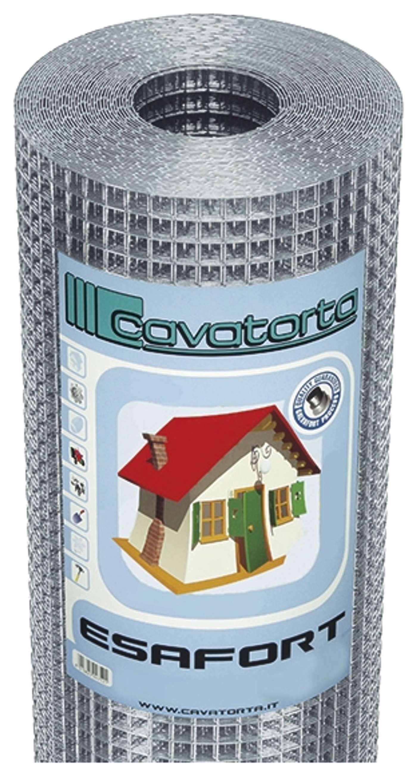 Молевая сетка Cetap цинковая. 6, 3x6, 3 / 0, 6 мм / 0, 5x25 м