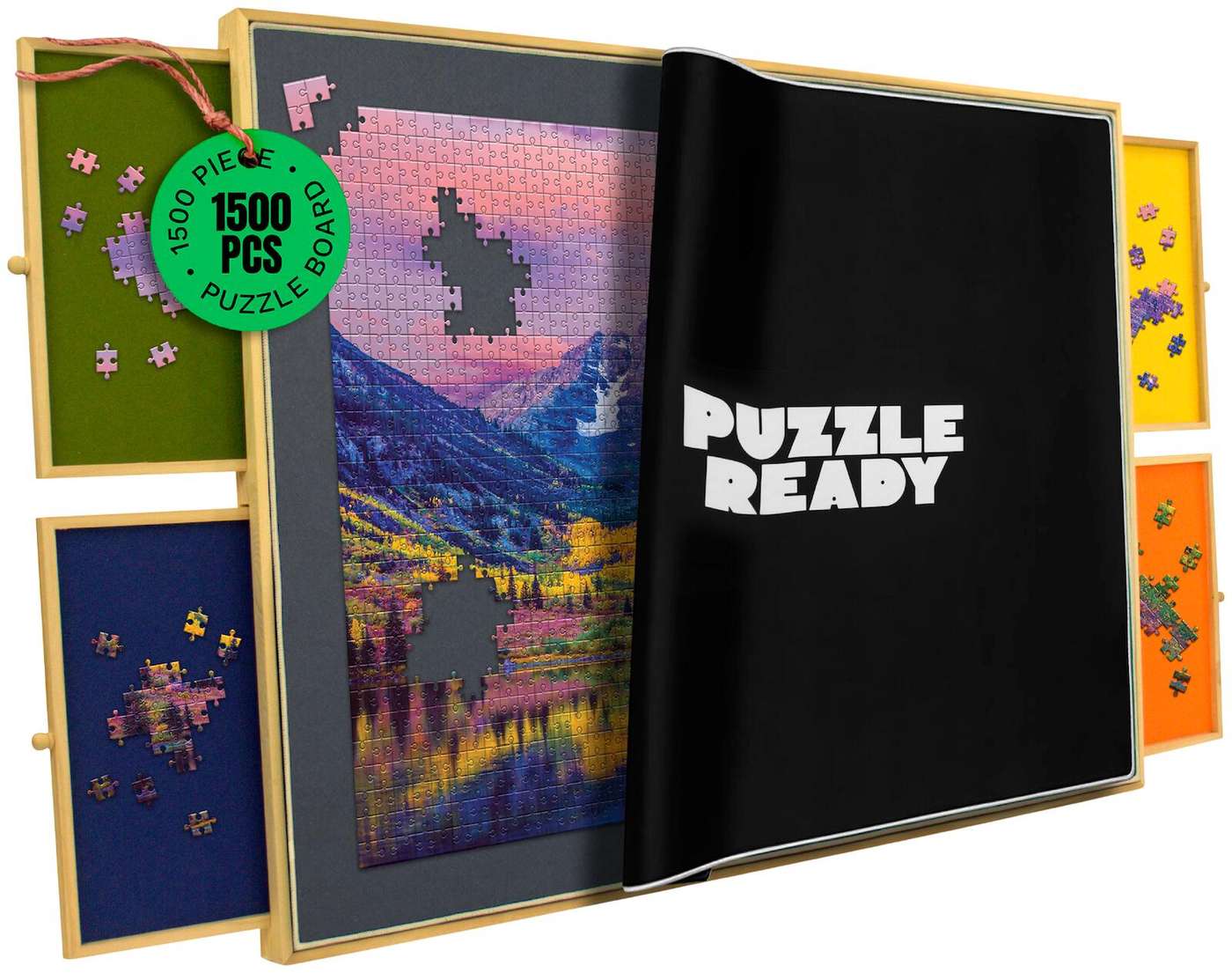 Puzzle Ready - доска-головоломка для головоломки из 1500 деталей.