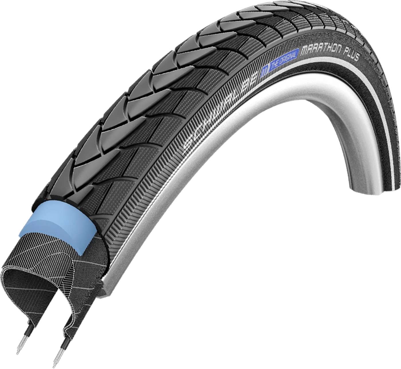 Внешняя велосипедная покрышка Schwalbe Marathon Plus 28 дюймов 32-622 (цвет Черный)