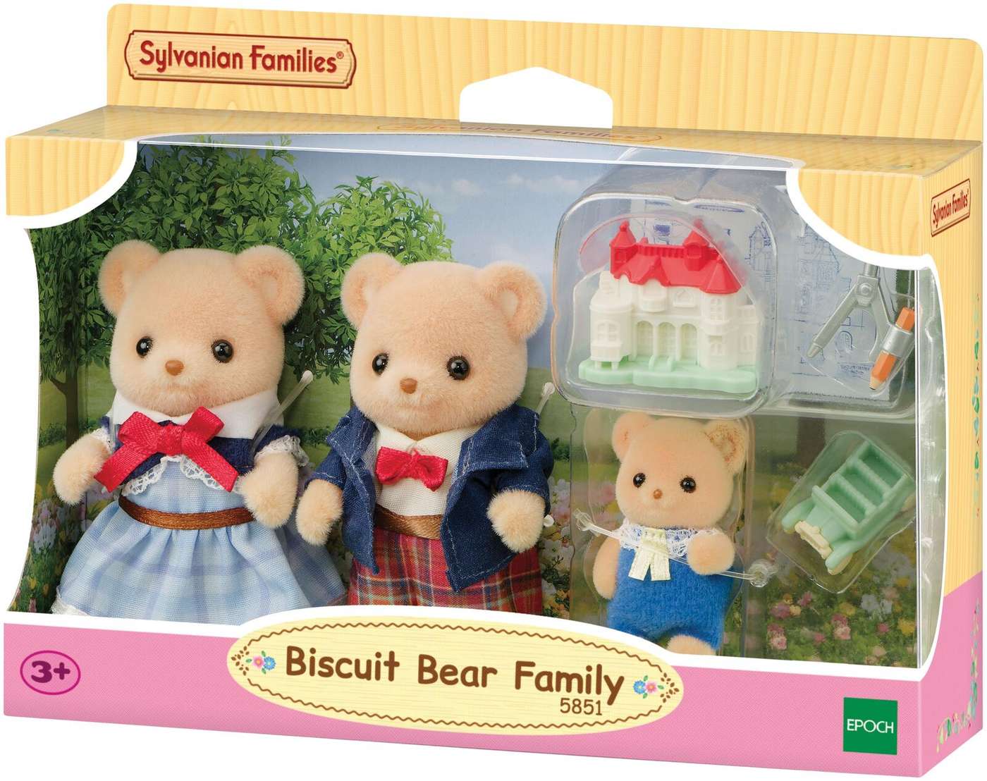 Sylvanian Families Семья Бисквитных медведей