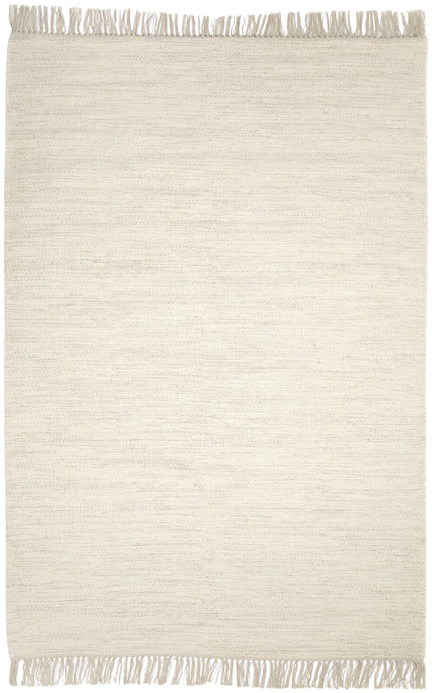 NOKOHOME Шерстяной ковер Эмма 80x150 см натуральный белый (цвет натуральный белый)