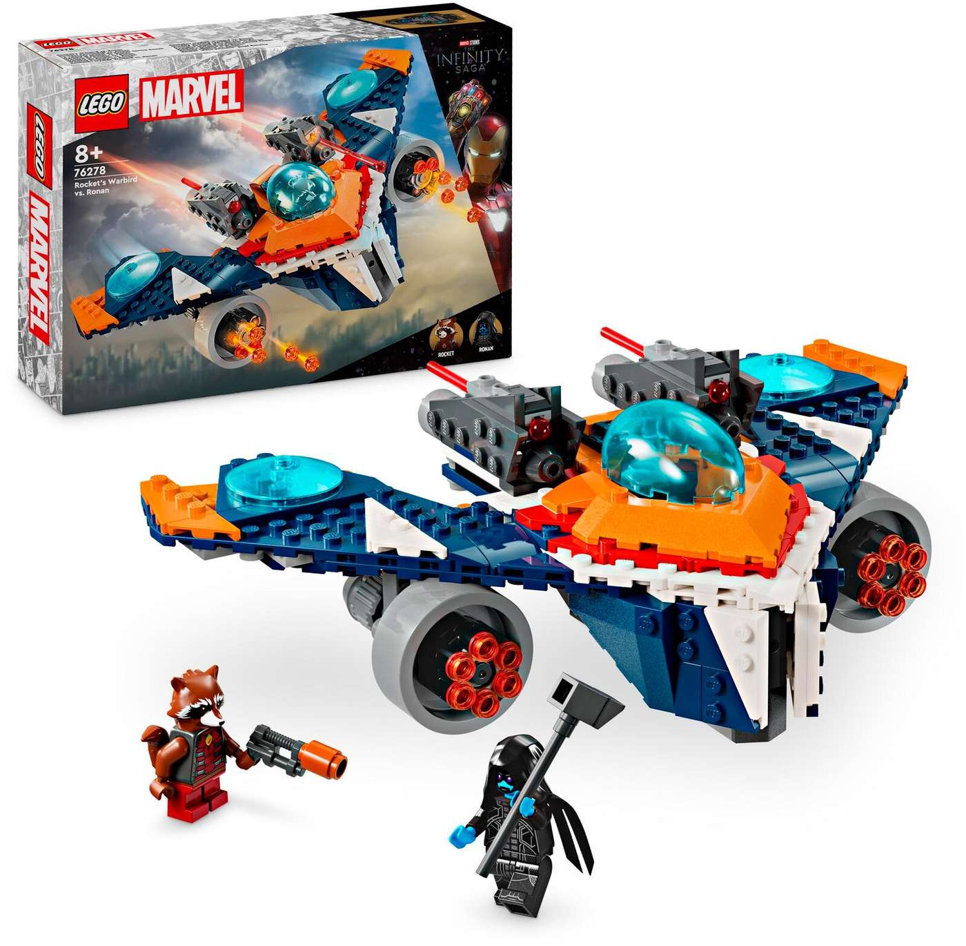 LEGO Super Heroes Marvel 76278 Набор «Боевая птица Ракеты против Ронана»