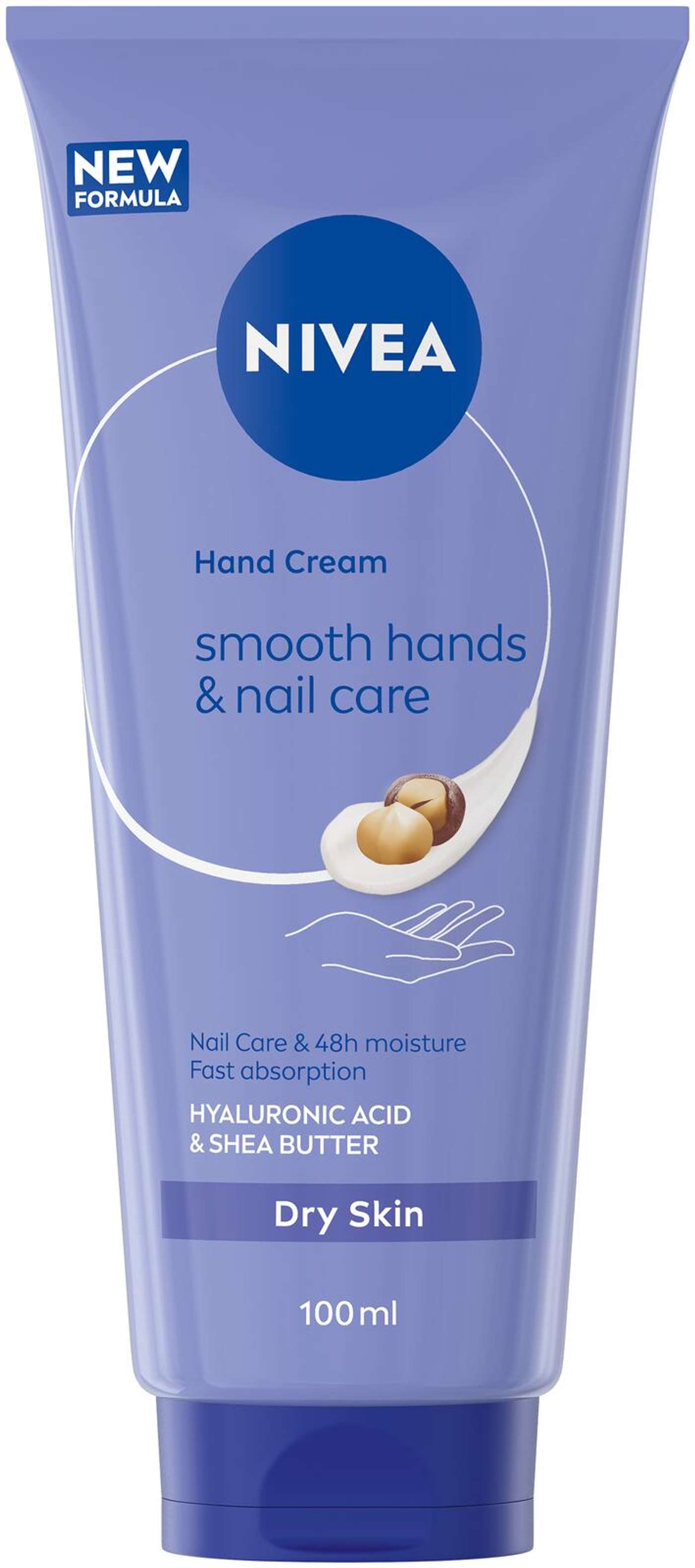 NIVEA 100 мл Крем для рук «Гладкие руки и уход за ногтями»