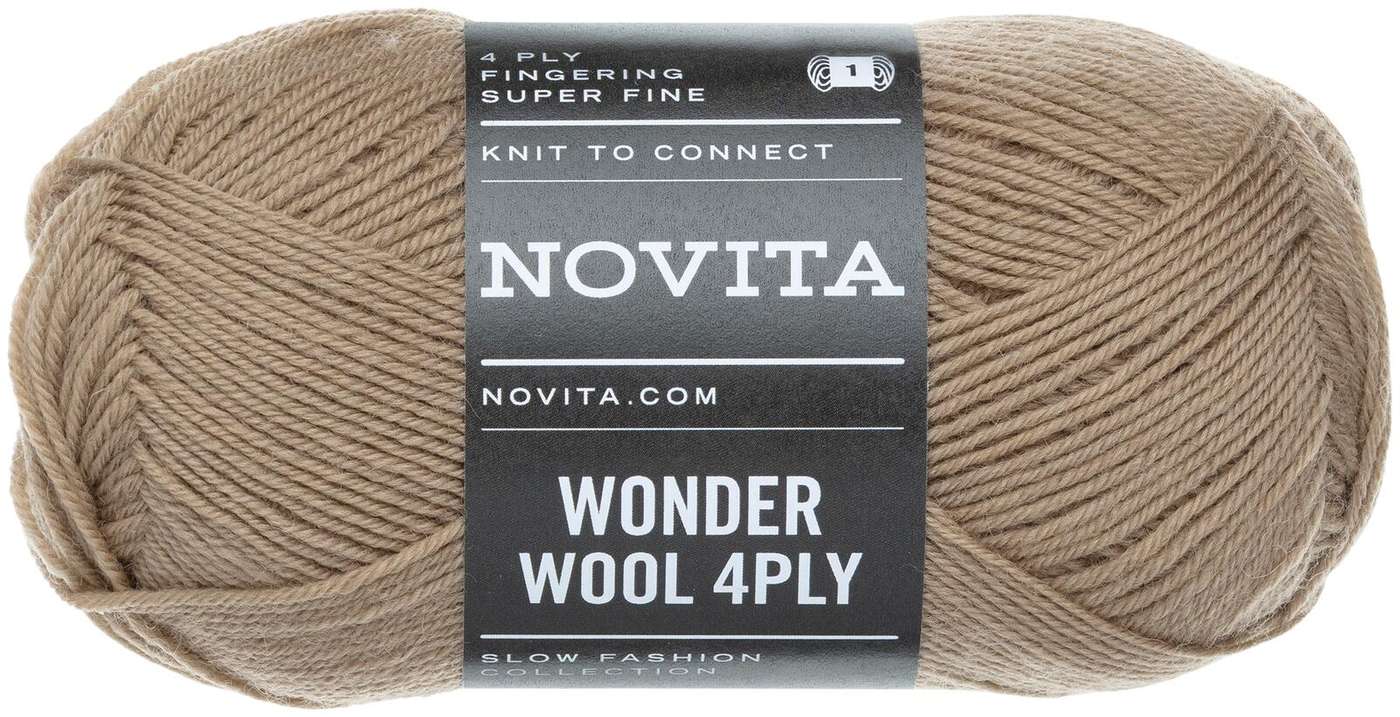Пряжа Novita Wonder Wool 4PLY 50 г Särkkä 618 (цвет банк)