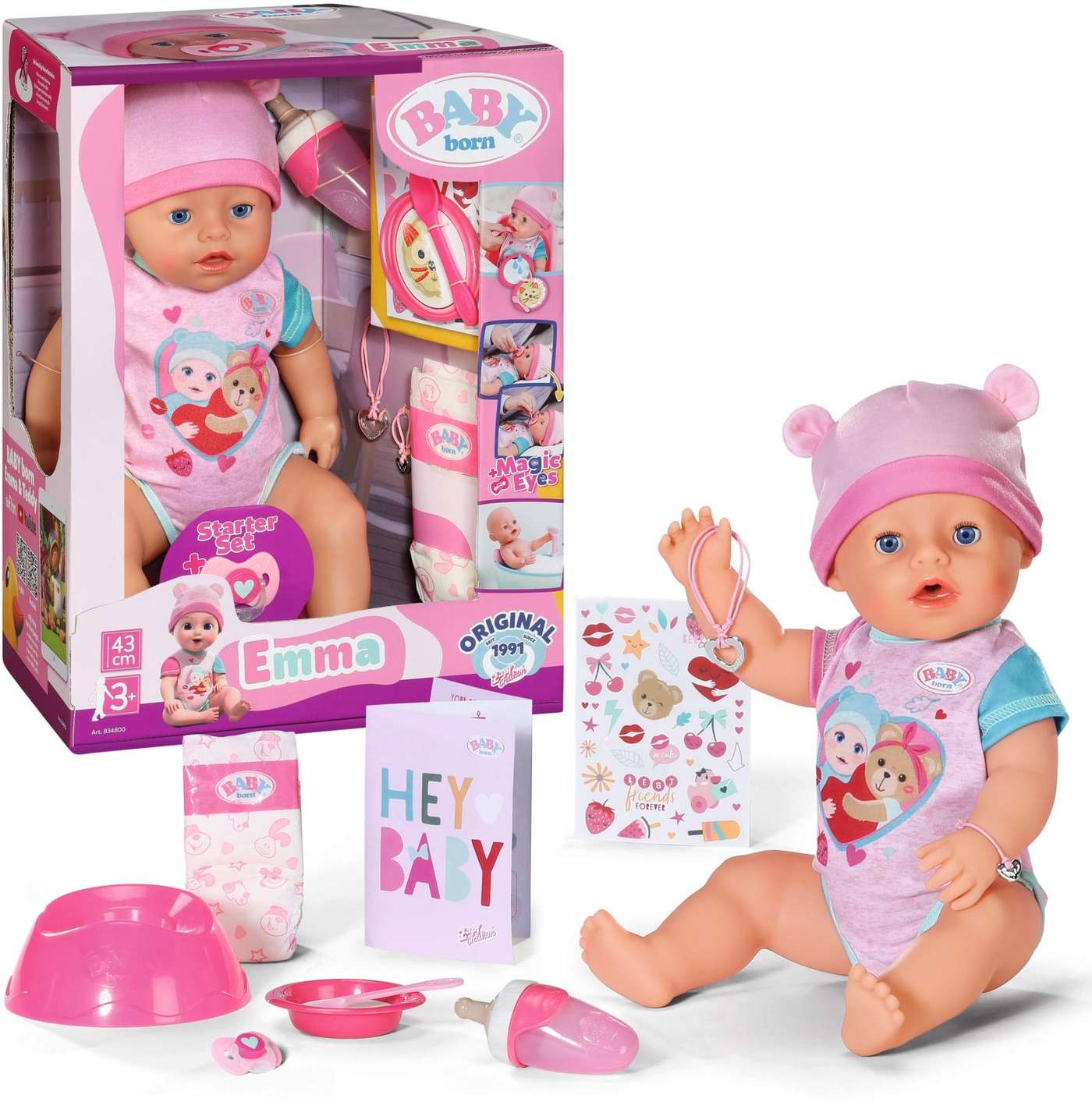 Кукла Babyborn Эмма 43 см.