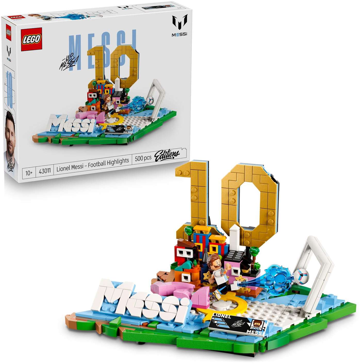 LEGO® Editions Football 43011 Лионель Месси - моменты звезды футбола