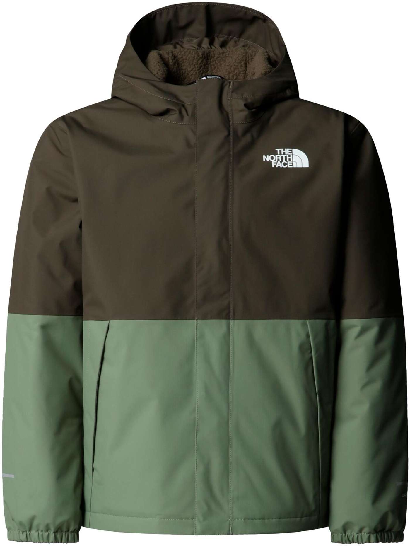 Молодёжная куртка The North Face B WARM ANTORA RAIN JKT (размер 2XL 167-173, цвет Зеленый)