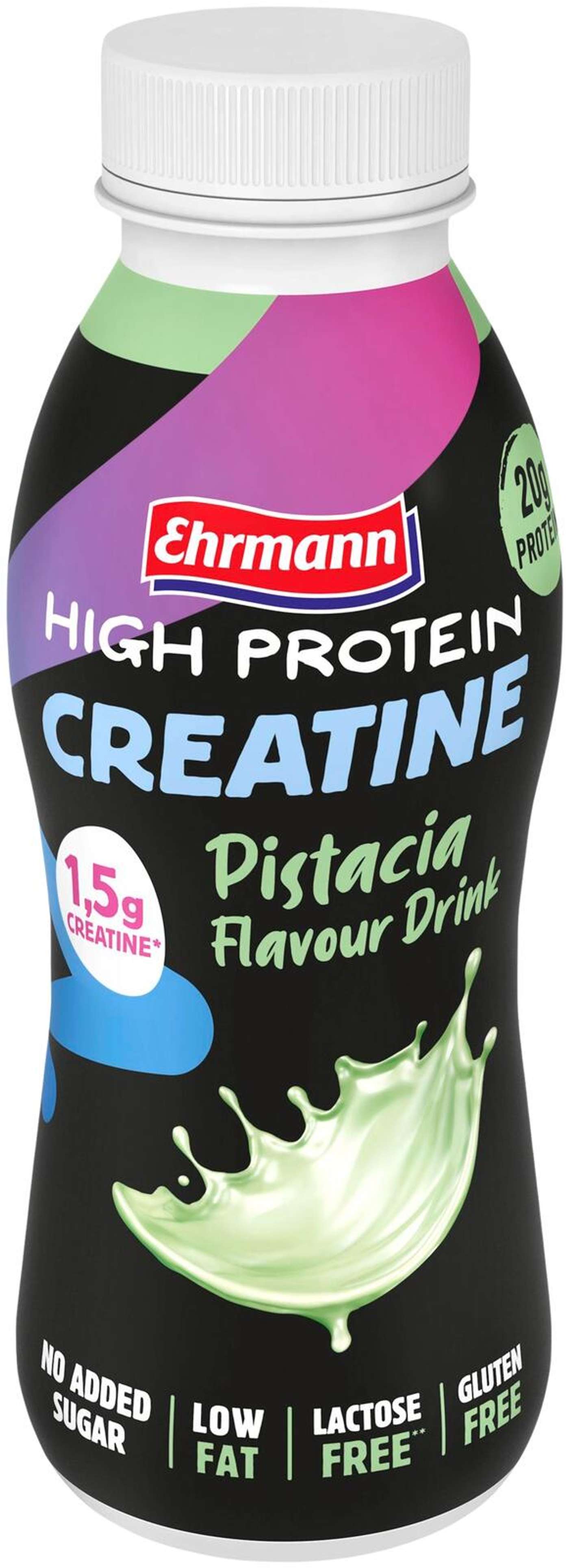 Ehrmann High Protein протеиновый напиток фисташковый с креатином 330 мл