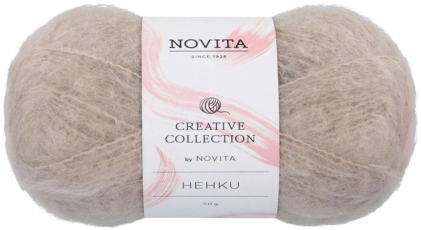 Нитка Novita Hehku 50 г seitti 616 (цвет паутина)