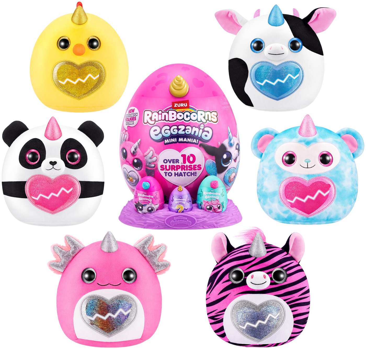 Плюшевая игрушка Rainbocorns Eggzania Mini Series 1