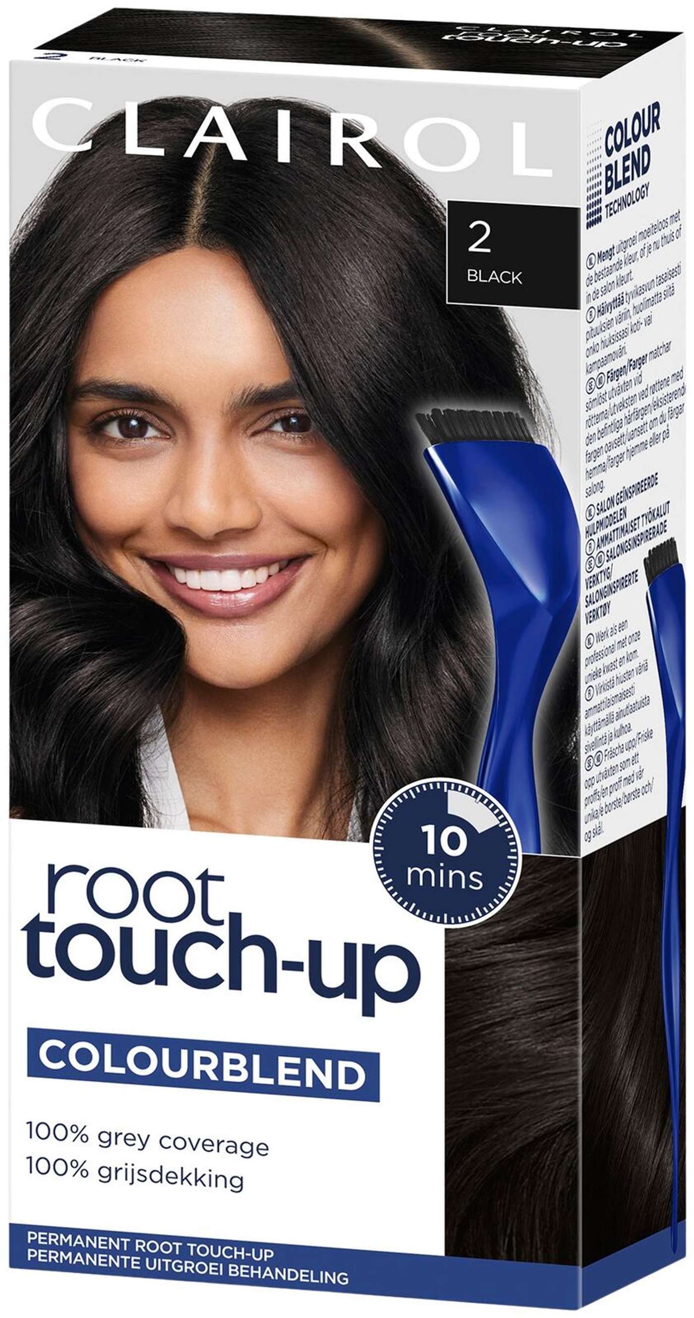 Тональный крем Clairol Root Touch-up Foundation цвет 2 черный
