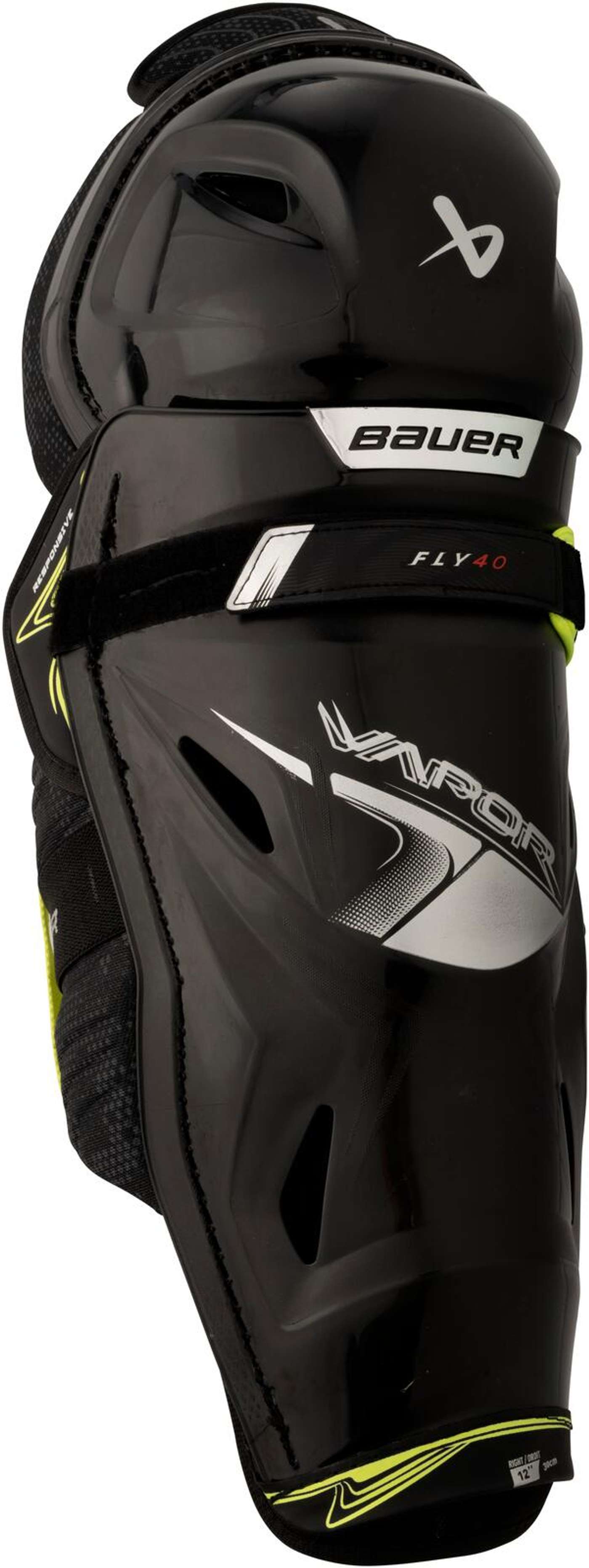 Наколенник Bauer Vapor Fly40 Jr, черный, 11, 0 (размер 11 , 0, цвет Блк)