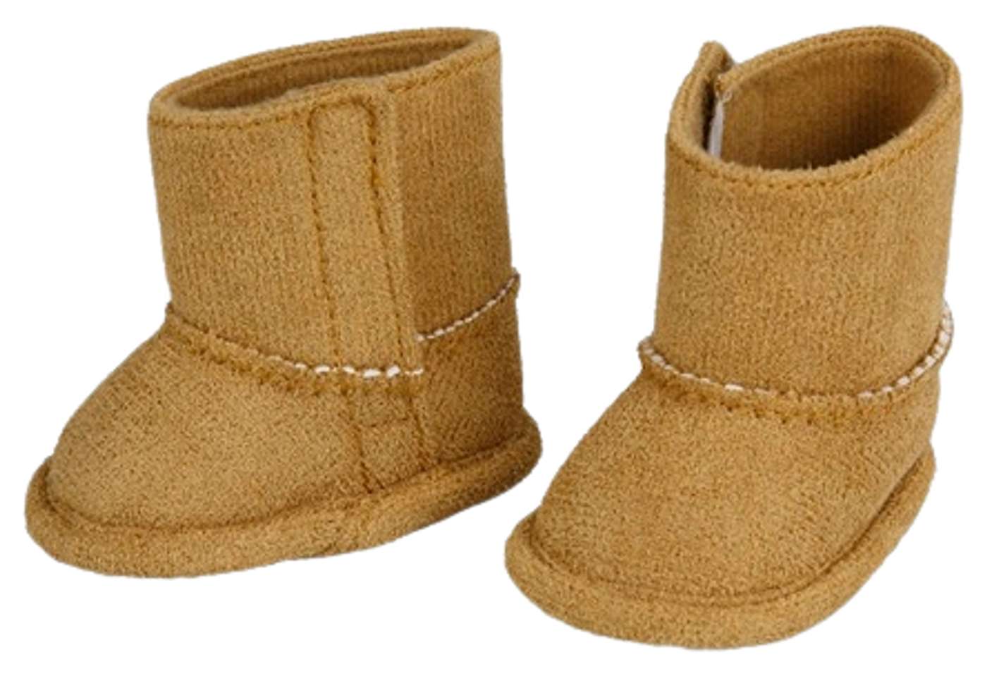 Сапожки кукольные замшевые, 35-45 см для куклы.