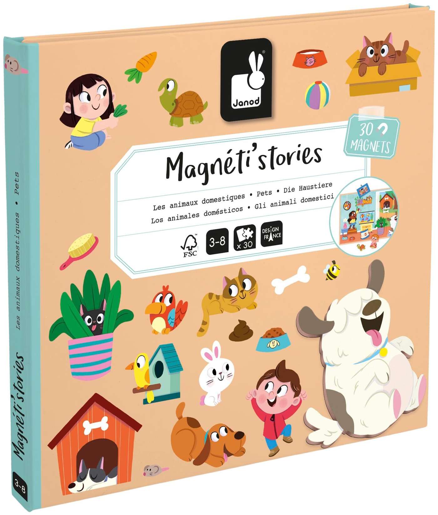Игровые питомцы Janod Magnetic