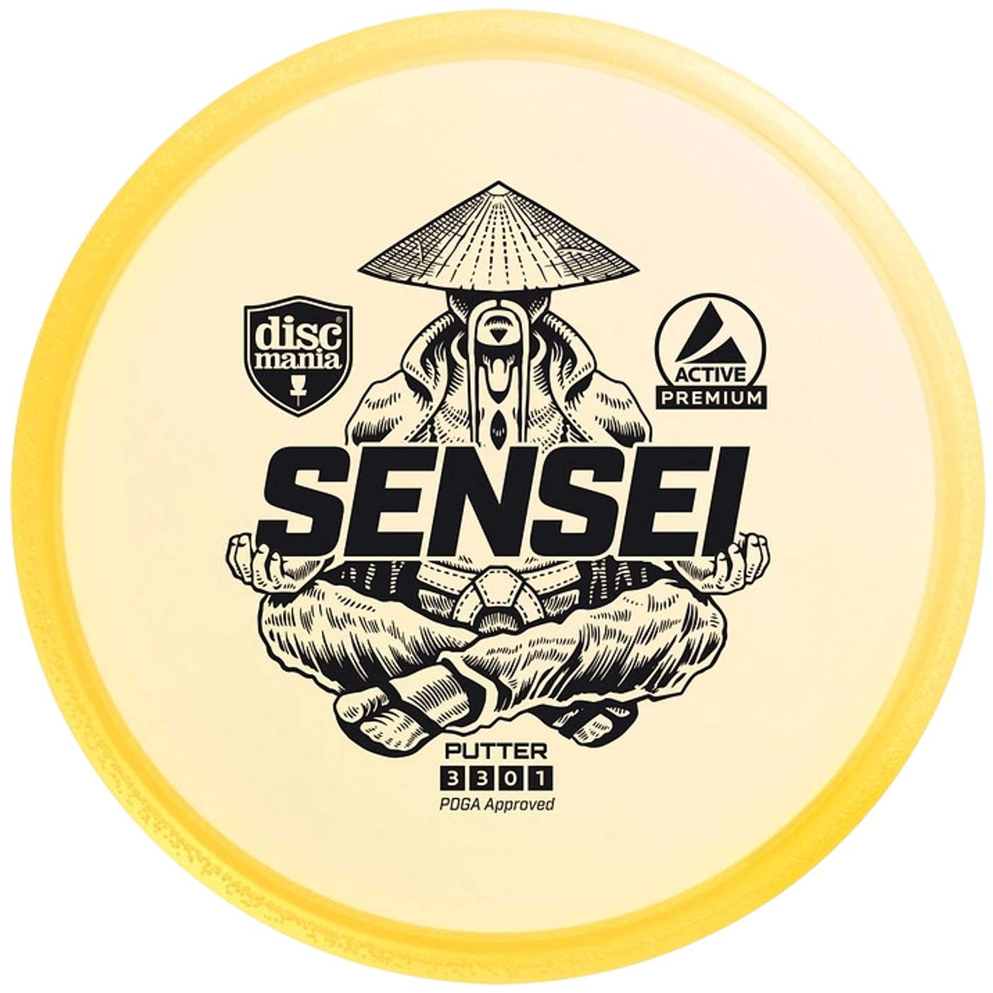 Паттер Discmania Active Sensei Premium, разные типы (цвет Желтый)