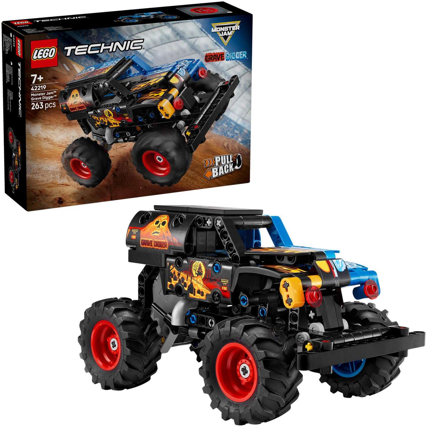 LEGO® Technic 42219 Monster Jam™ Grave Digger™ Огонь и лед