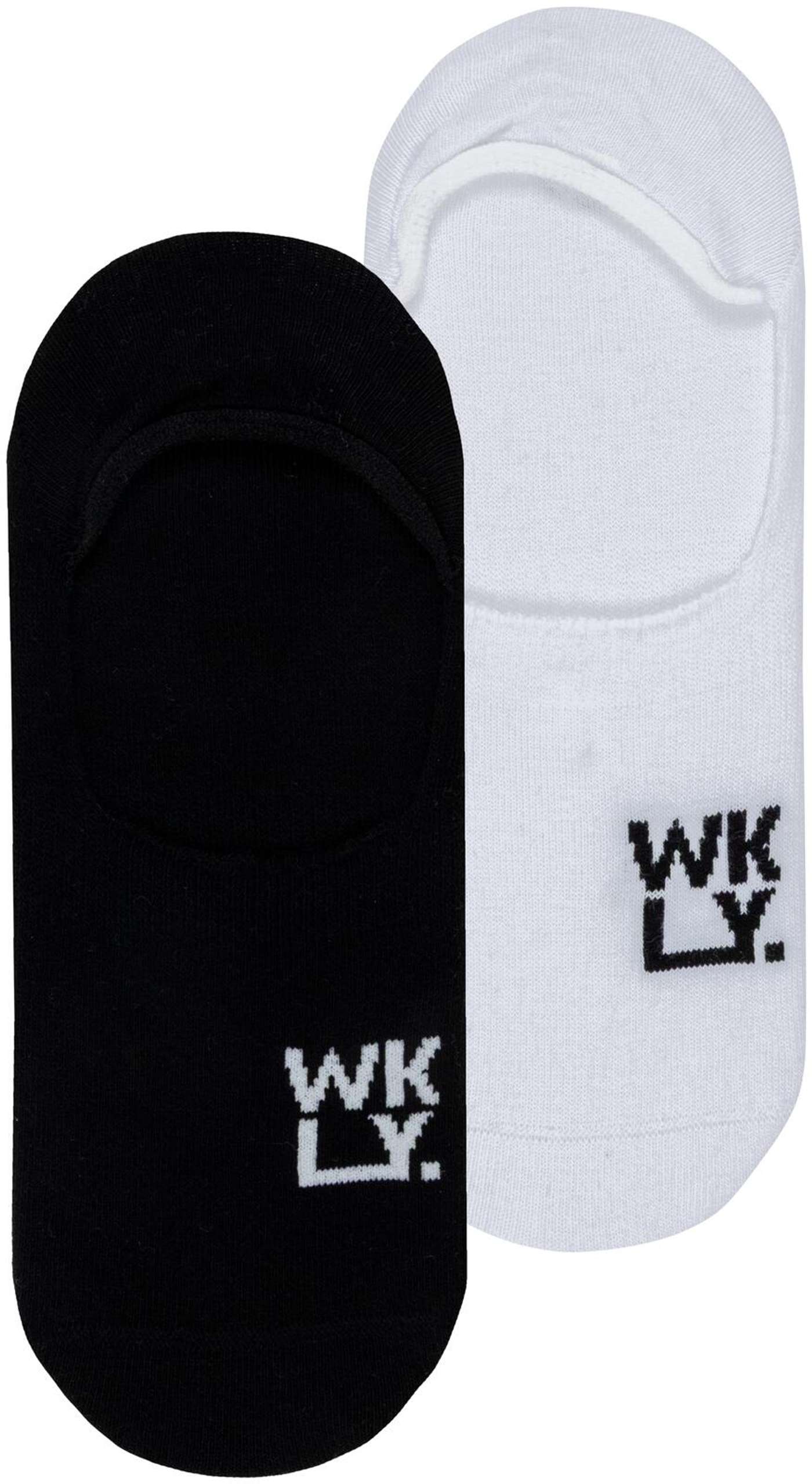 ВКЛ. носки унисекс 193W062603, 2 шт. (размер 39-42, цвет Черный / белый)